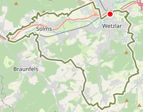 Radtour über Wetzlar, Neustadt, Dillfeld, Dalheim, Kloster Altenberg, Niederbiel, Leun, Lahnbahnhof, Burgsolms, Oberndorf, Laufdorf, Schwalbach, Oberwetz, Weidenhausen, Kirschenwäldchen, Büblingshausen, Leitzpark, Garbenheim, Forum